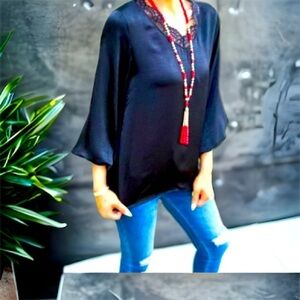 New! Zig Zag Stripe Boutique Blouse